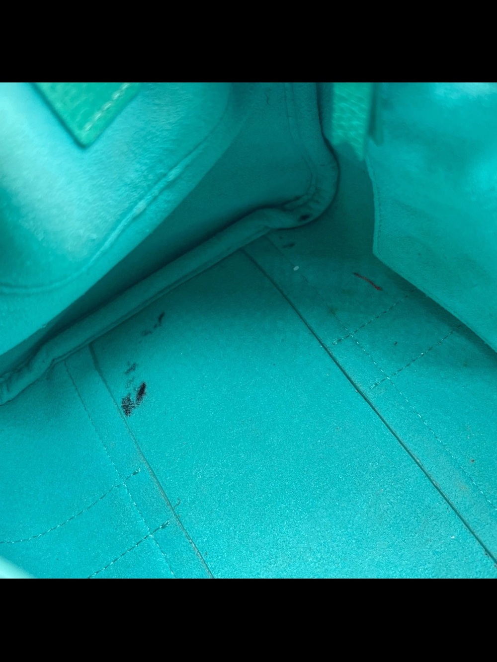 Mulberry Turquoise Leather Satchel - Picture 9 of 16
